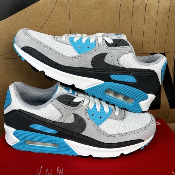 NEW Nike Air Max 90 'Blue Lightning' DM0029 019Men Size 10.5
